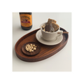 Unpainted Japanese Walnut Insulated Wooden Coaster